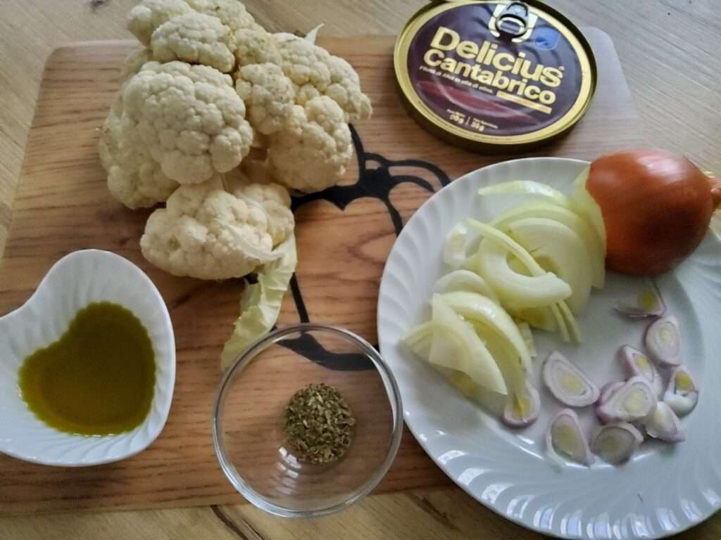 Cavolfiore alla siciliana Ingredienti