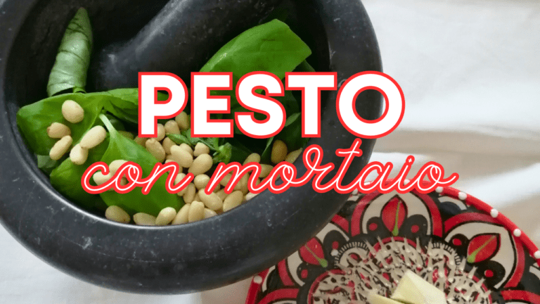 🇮🇹 1 tuffo nel gusto autentico: Pesto alla genovese ricetta originale con mortaio
