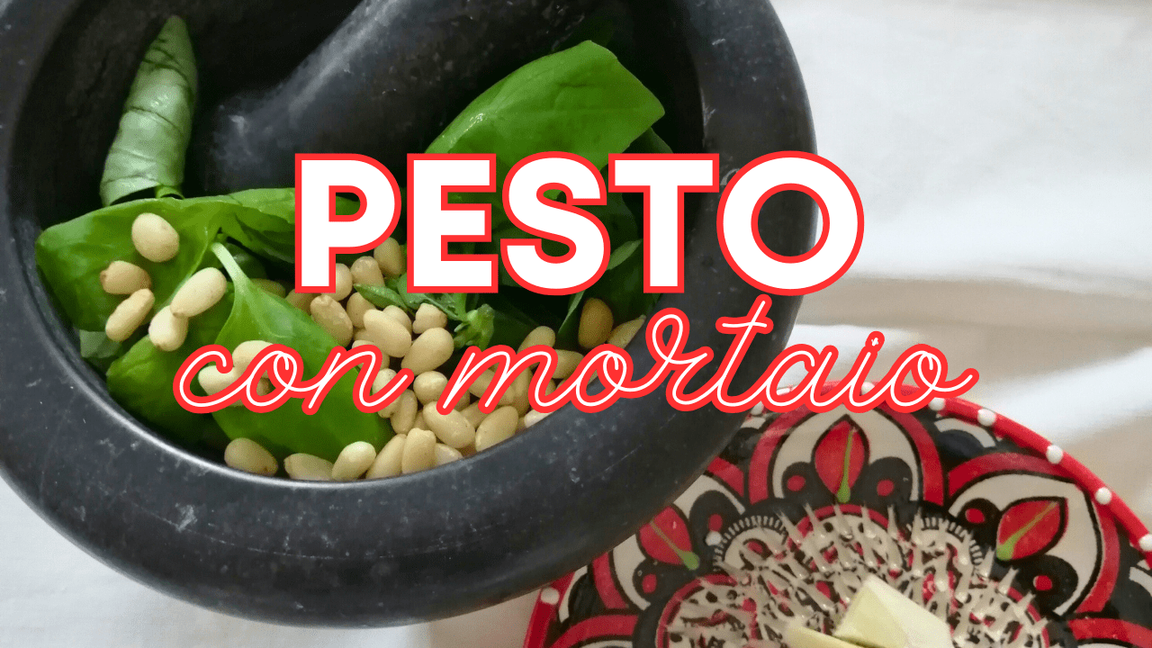 Seleziona 1 tuffo nel gusto autentico Pesto alla genovese ricetta originale con mortaio 1 tuffo nel gusto autentico Pesto alla genovese ricetta originale con mortaio