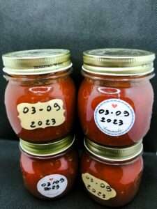 1,16 b put a label with the date you prepared it. You can put the jars in your pantry 1 Homemade salsa recipe tomato sauce how to make