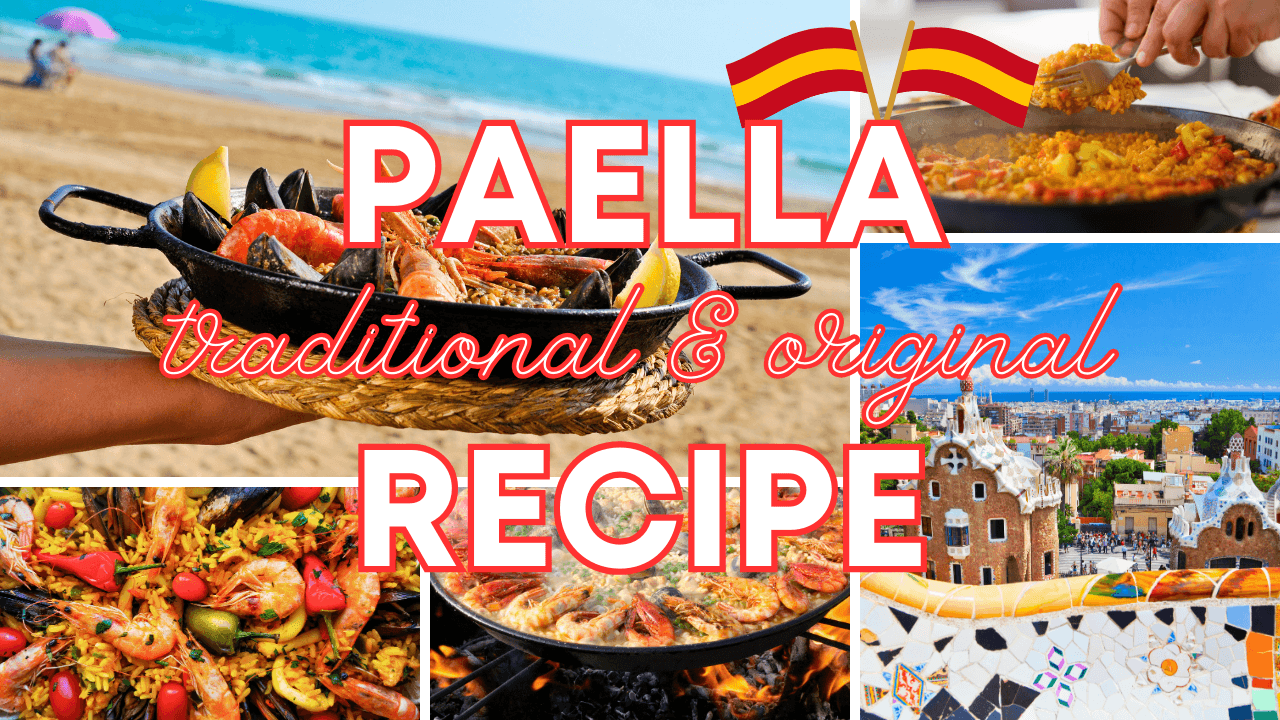 Spanish traditional and original recipe to make paella